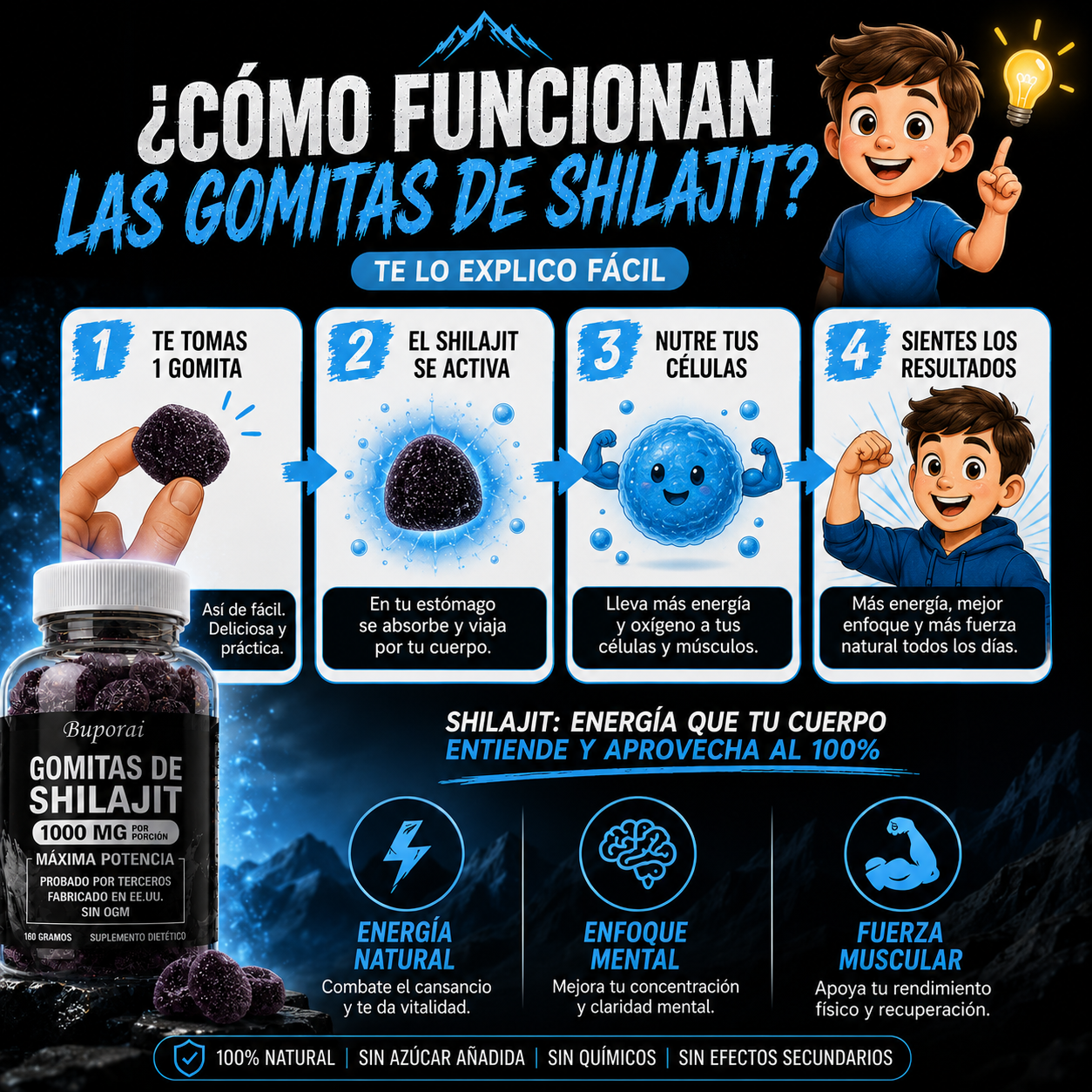 VitalCore™ - Energía, enfoque y fuerza natural.
