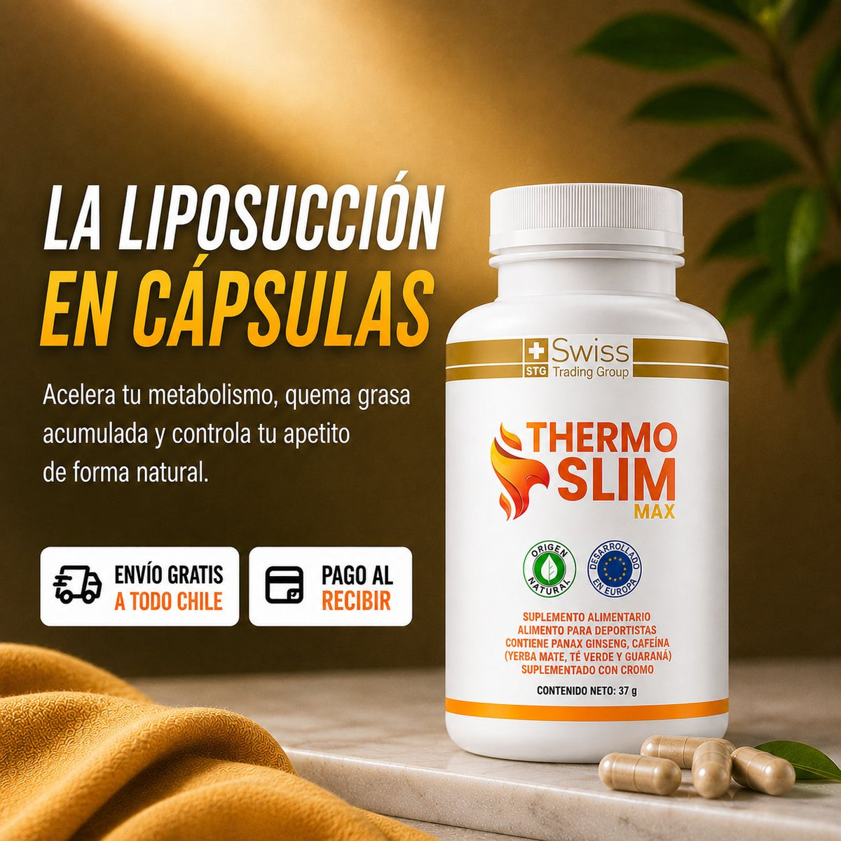 Thermo Slim Max Liposucción en cápsulas